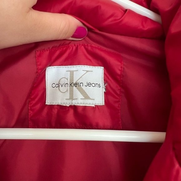 Vintage red Calvin Klein jacket - Picture 3 of 4